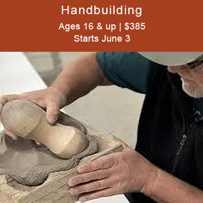 TUESDAY: 10:00 am – 100 pm Hand-building in Clay